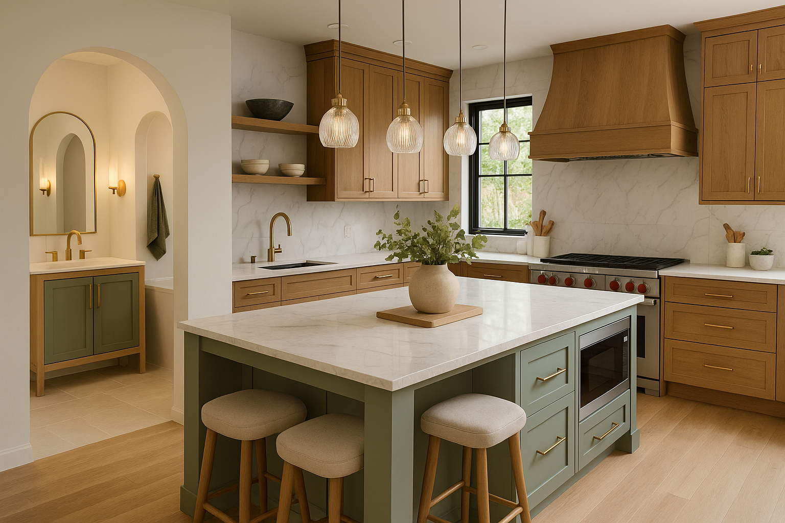Top 10 Kitchen and Bathroom Remodeling Trends for 2025